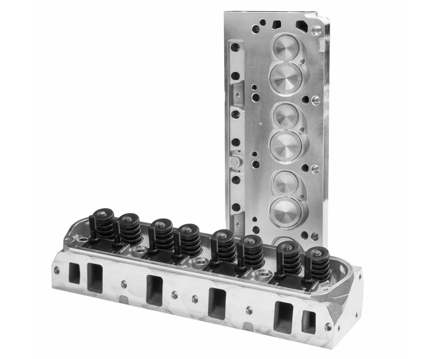 Proflow Cylinder Heads Aluminum Assembled 58cc Chamber 205cc Intake Runner SB For Ford 289 302 351W Pair