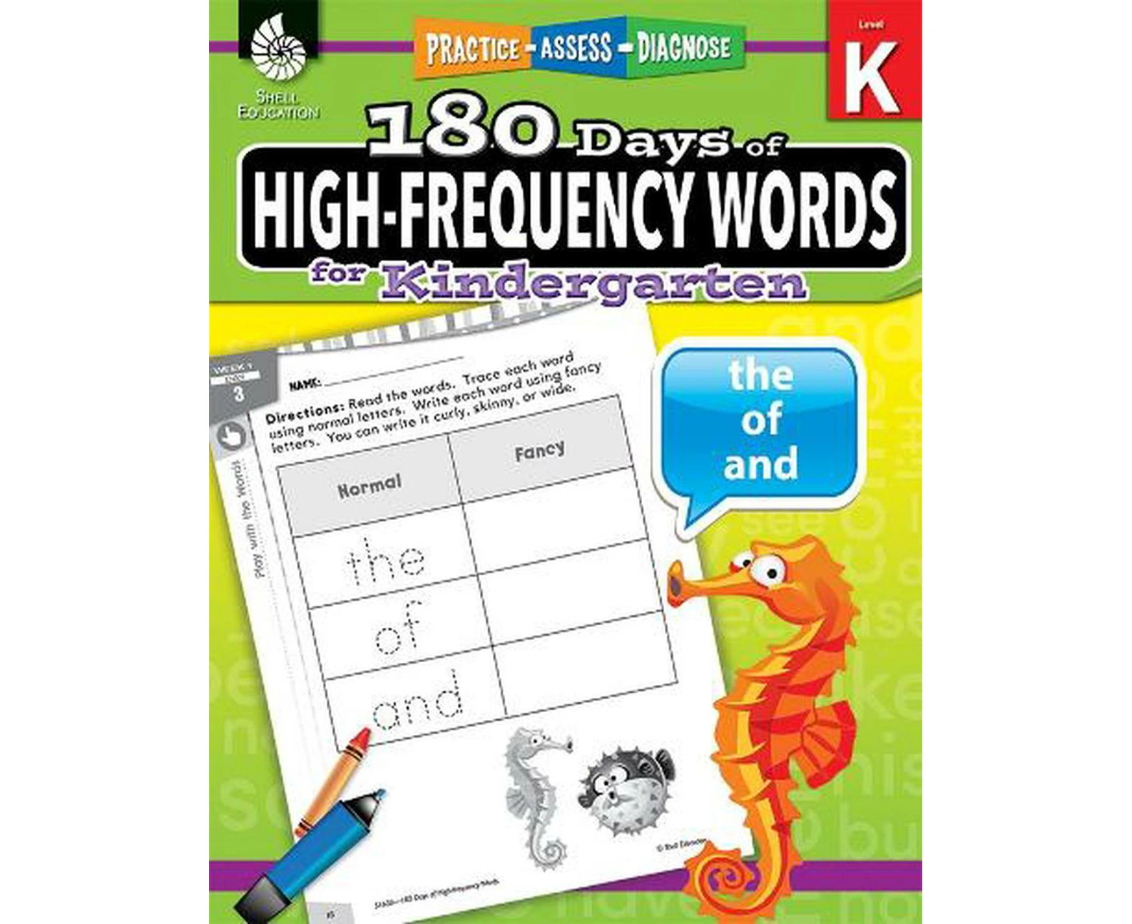 180 Days: High-Frequency Words for Kindergarten