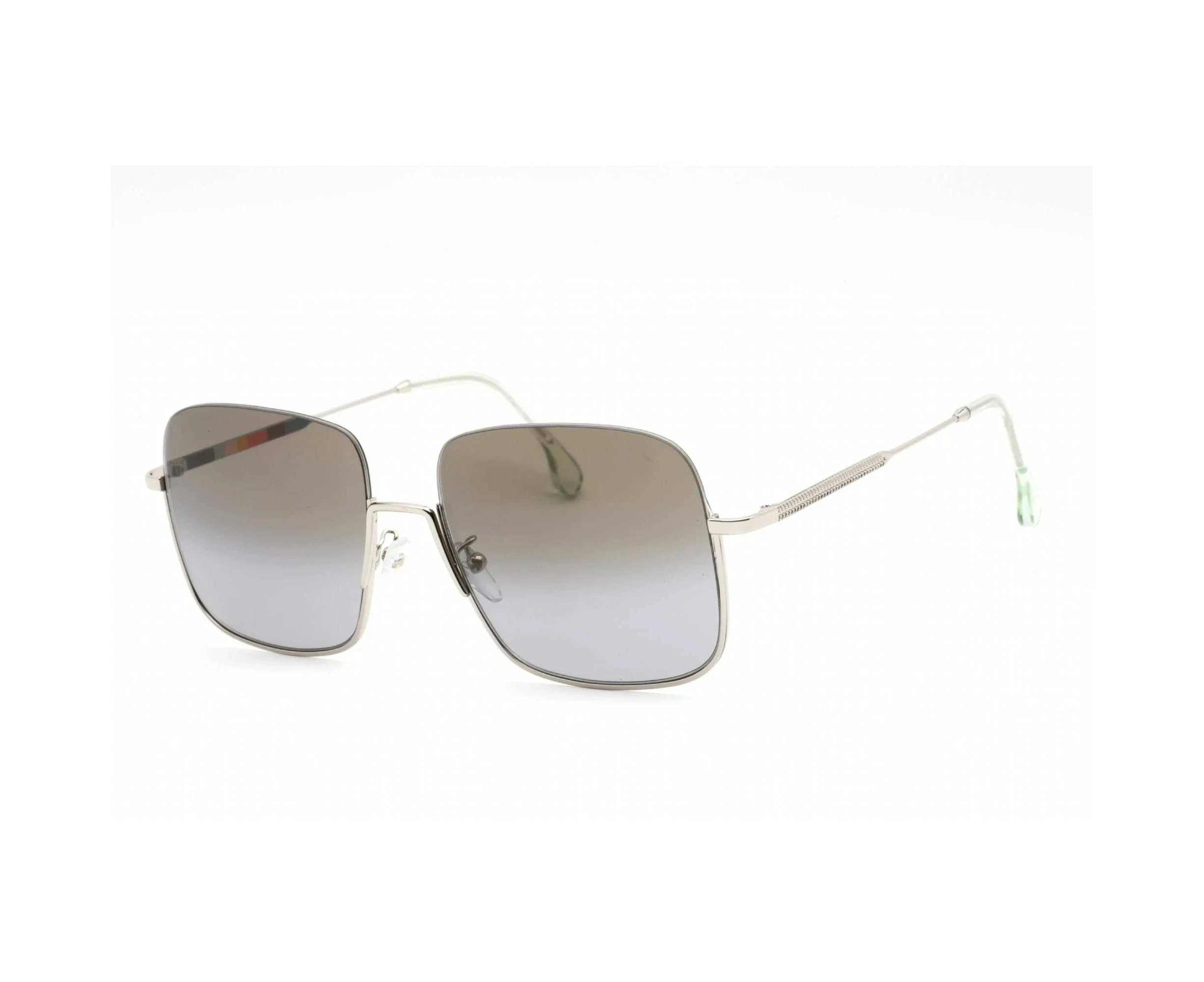 Paul Smith PSSN02855 CASSIDY 002 Shiny Silver / Grey Women's Square Frame Sunglasses