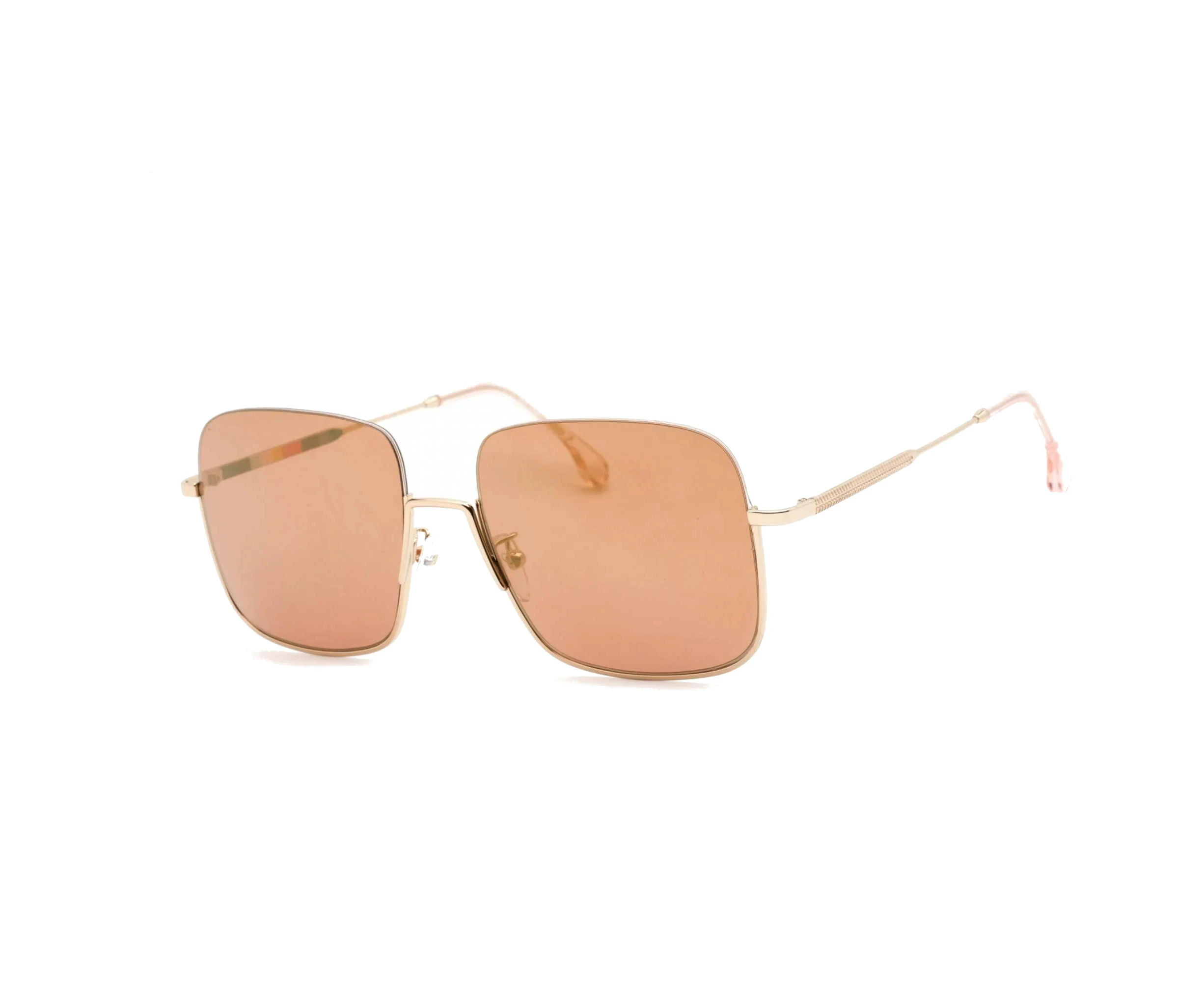 Paul Smith PSSN02855 CASSIDY 003 Rose Gold/Brown Metal Frame Semi Rim UV400 Sunglasses