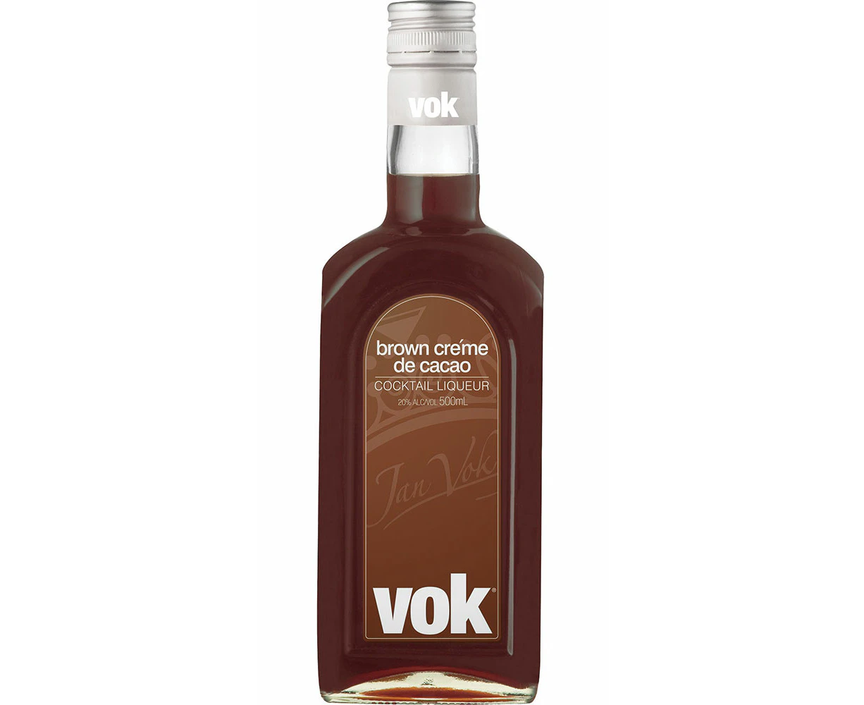 Vok Brown Creme De Cacao 500mL Bottle