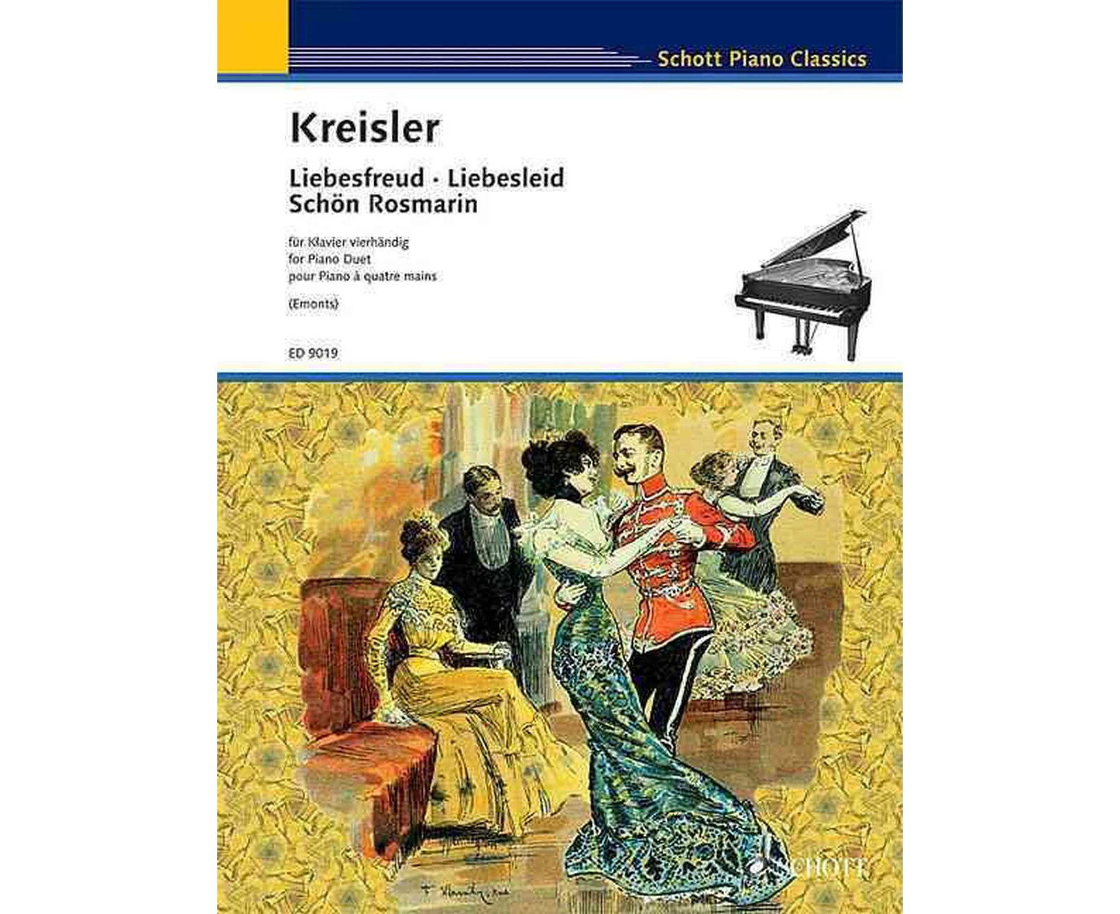 Liebesfreud * Liebeslied * Schon Rosmarin: Piano Duet