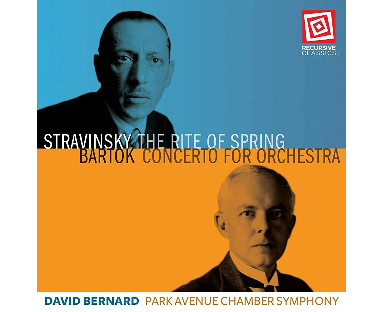 Rite Of Spring Concerto -Stravinsky/Bartok, David Bernard & Park Avenue Chamber CD