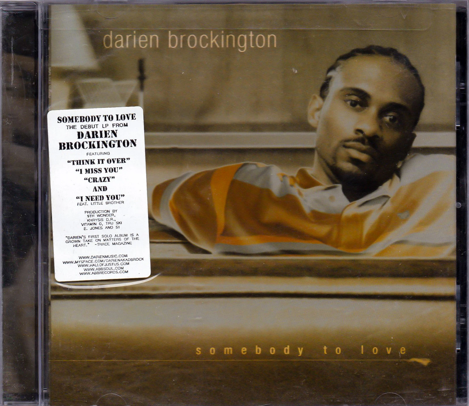 Somebody To Love -Brockington, Darien CD