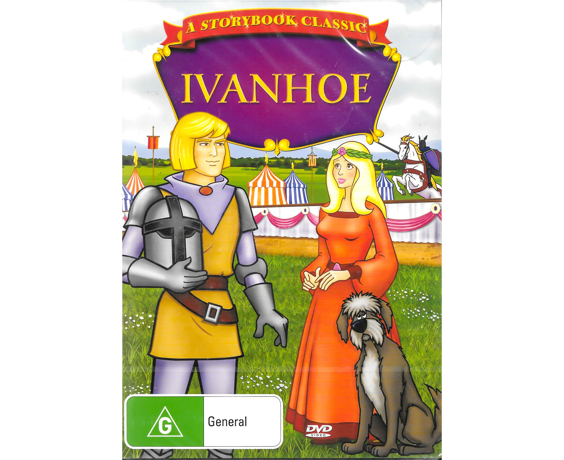 IVANHOE ANIMATION A STORYBOOK CLASSIC -Kids DVD Rare Aus Stock New Region 4