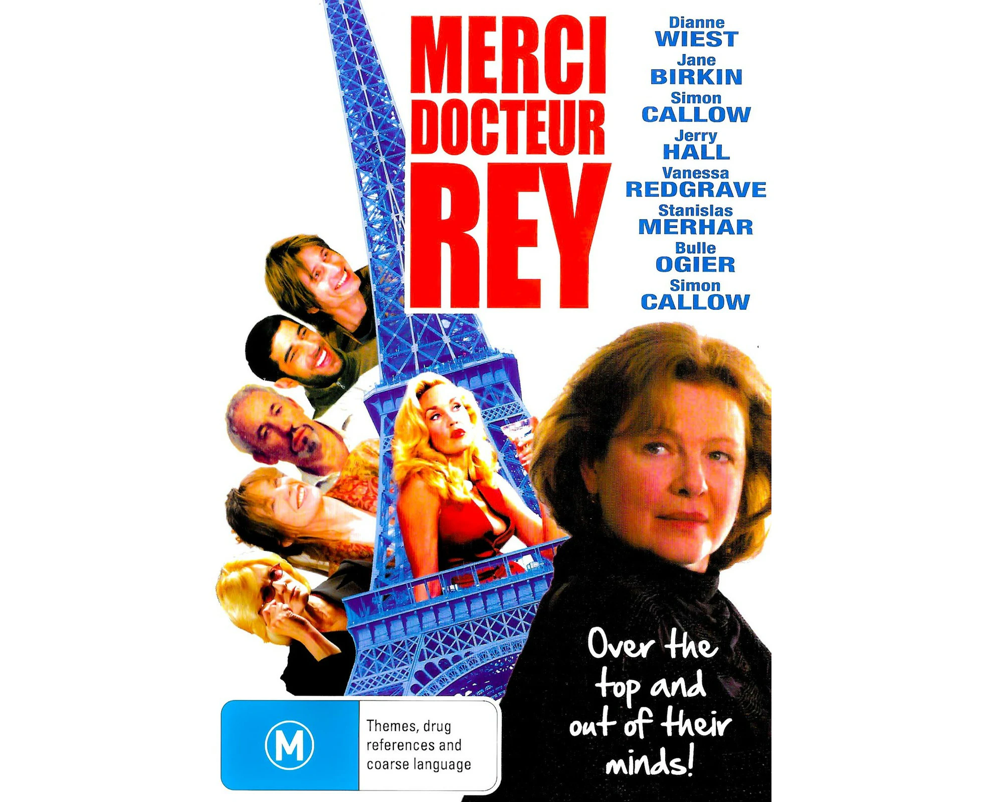 MERCI DOCTEUR REY Dianne Wiest Jane Birkin Stanislas Merhar DVD