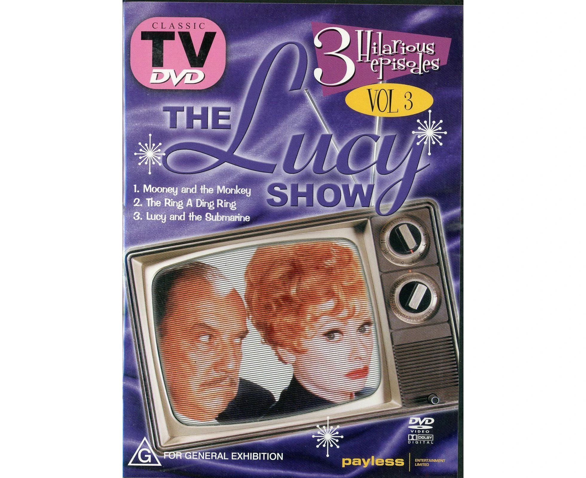 The Lucy Show Vol 3 : TV Series : Lucille Ball Comedy DVD