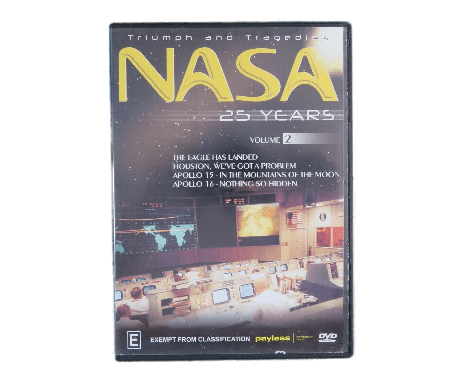 NASA 25 YEARS VOLUME 2 APOLLO 15 APOLLO 16 EAGLE HAS LANDED DVD