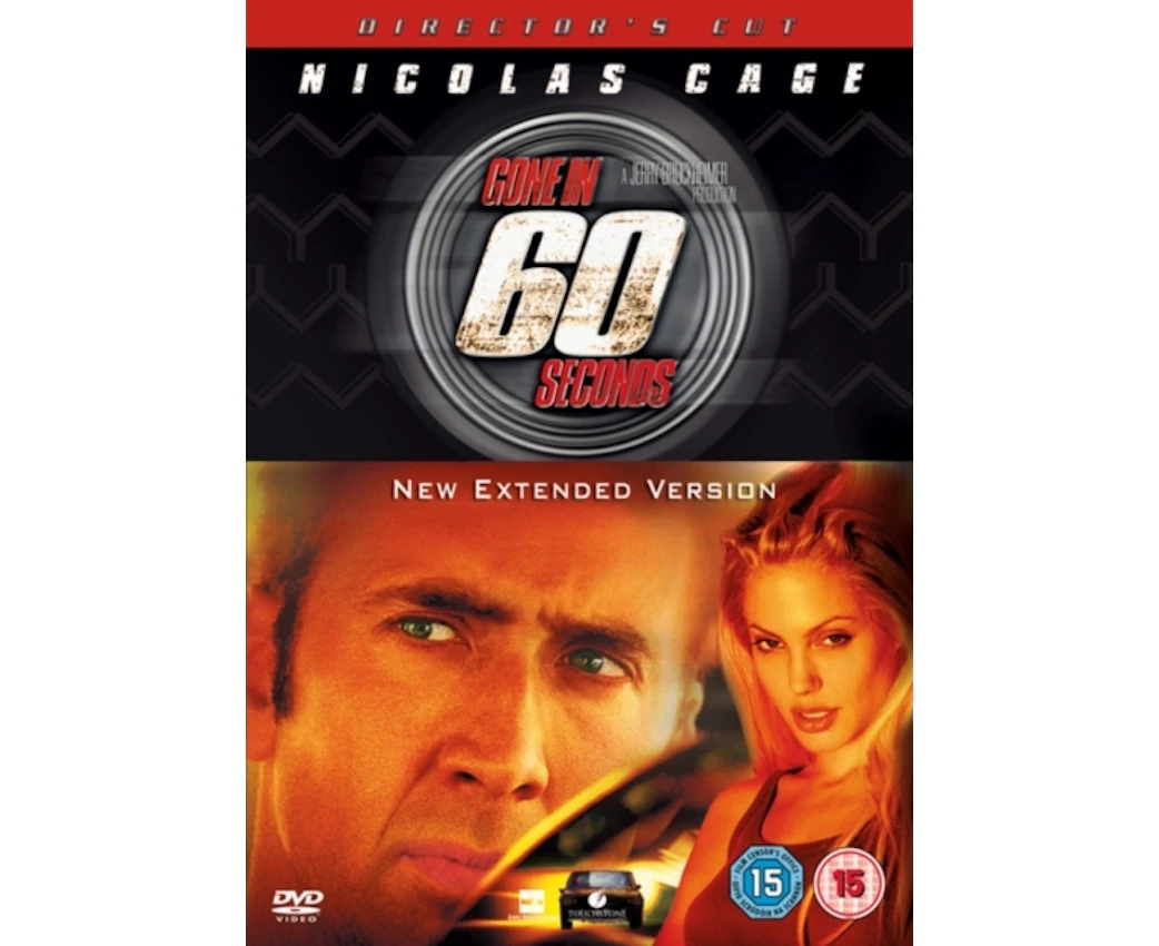 GONE IN 60 SECONDS - SPECIAL EDITION - Rare DVD Aus Stock New Region 2