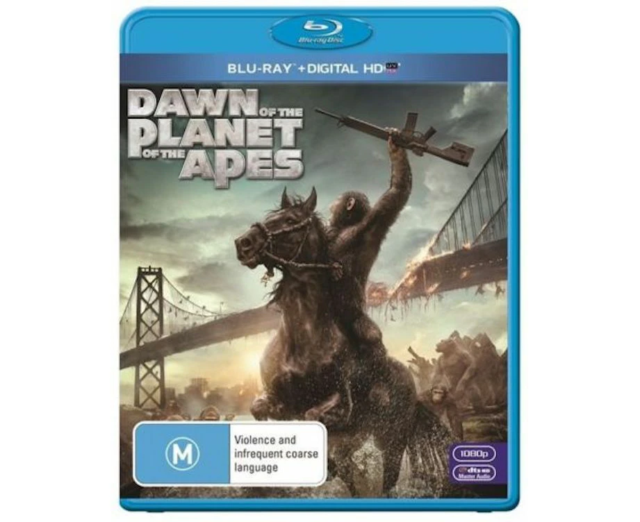 Dawn Of The Planet Of The Apes - Rare Blu-Ray Aus Stock New Region B