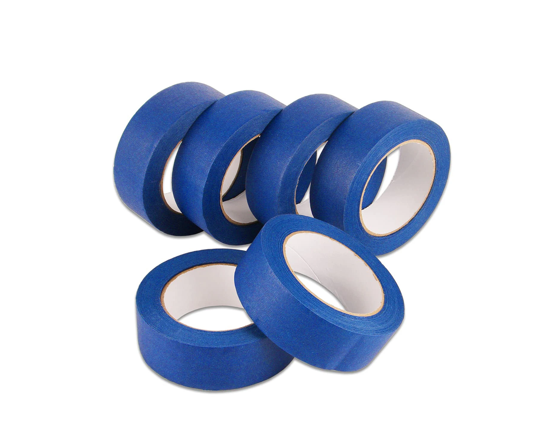 Tape Wide 1.5 Inches, Masking Blue Painters Tape Bulk Pack, 6 Rolls X 40mm*20M