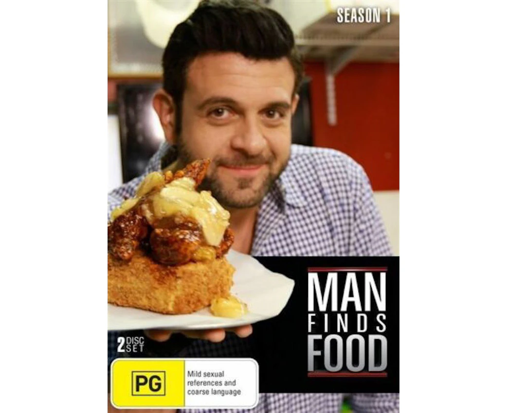 MAN FINDS FOOD - SEASON 1 -Educational DVD Series Rare Aus Stock New Region 4