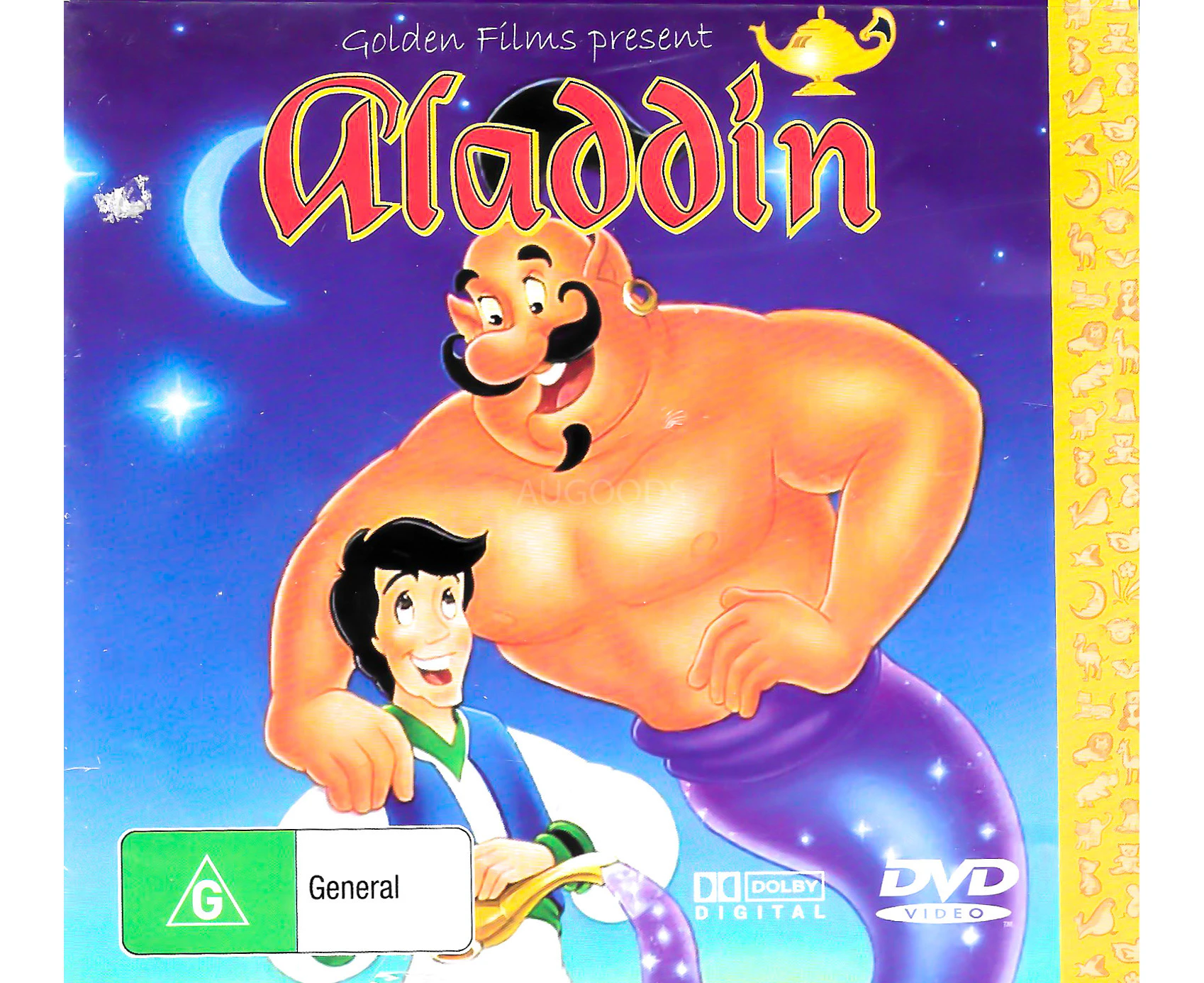 Aladdin -Kids DVD Rare Aus Stock New Region ALL