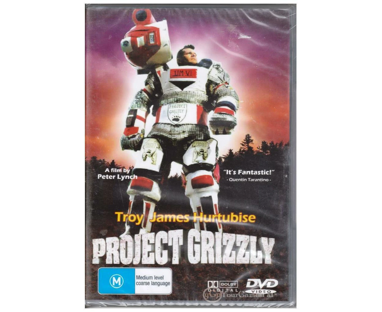 PROJECT GRIZZLY TROY JAMES HURTUBISE -Rare DVD Aus Stock Comedy New Region 4