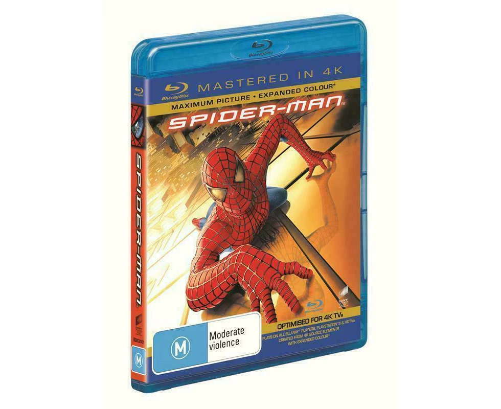 Spiderman - 4K Spider-Man -Rare Blu-Ray Aus Stock -Family New Region B