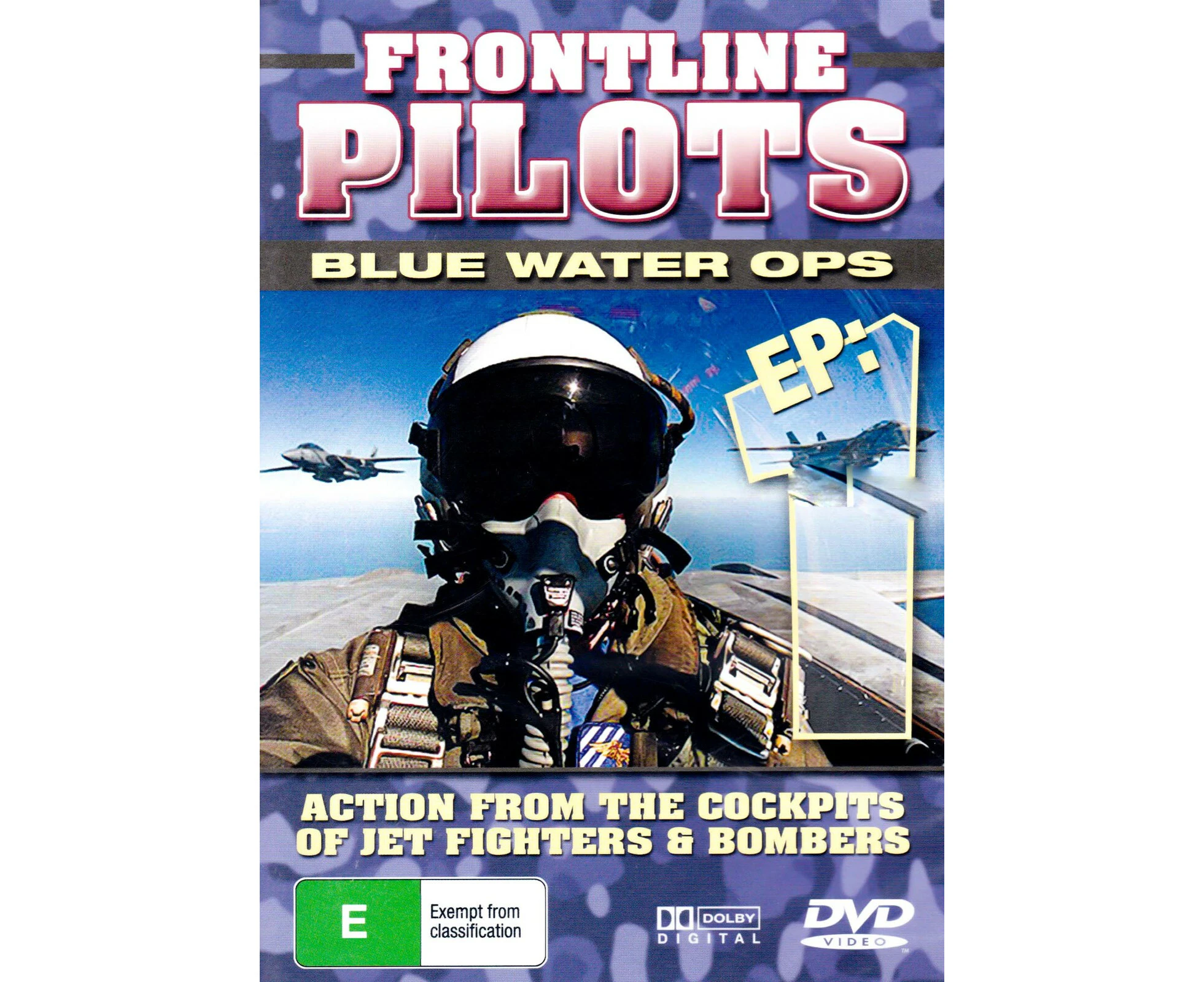 Frontline Pilots Blue Water Ops Ep: 1 - Action From The Cockpits of Jet Fighters & Bombers DVD