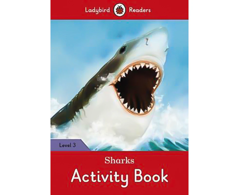 Sharks Activity Children's Book - Ladybird Readers Level 3 Children's Book