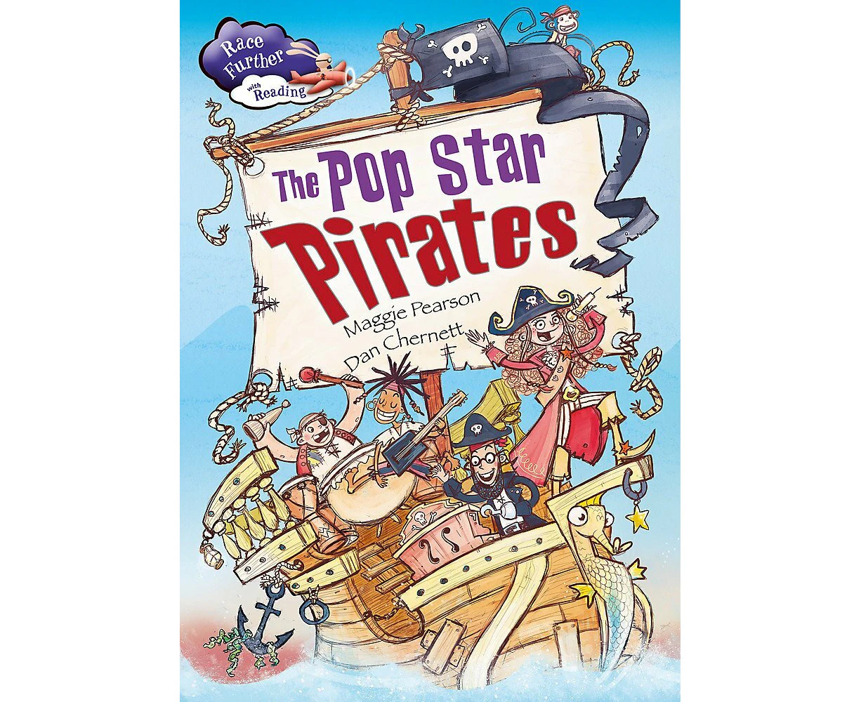 Race Further with Reading: The Pop Star Pirates Paperback Book