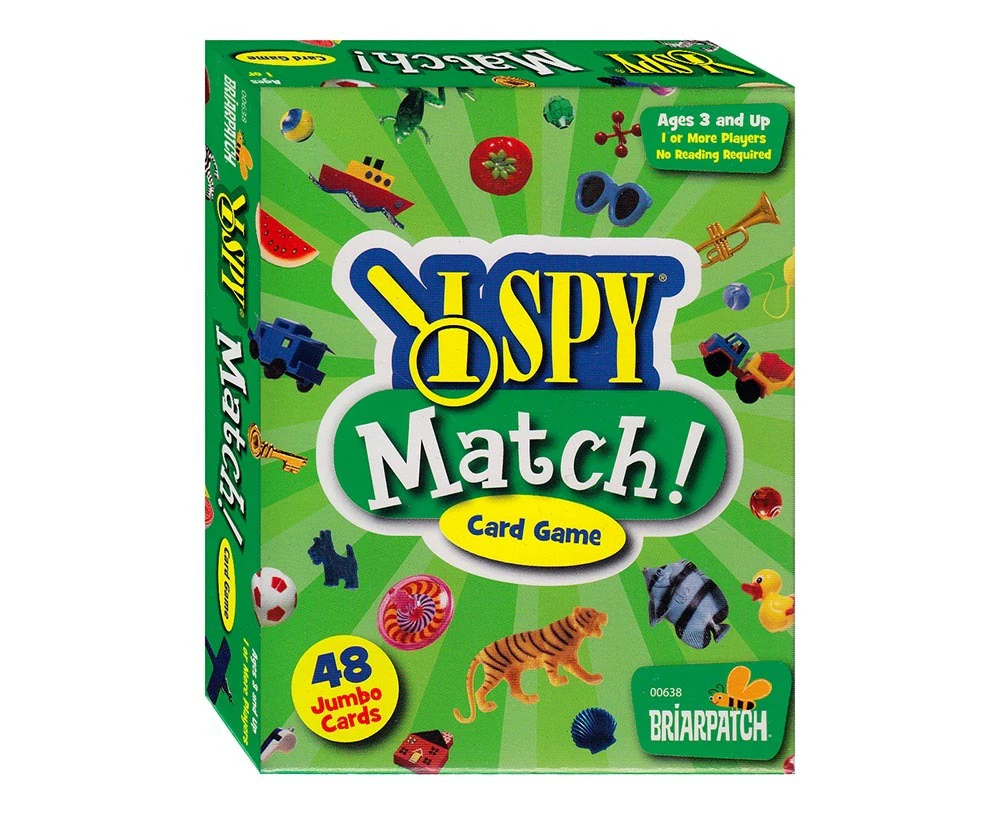 Briarpatch I Spy Match Card Game 48pc 1+ Players Kids Games Toys UNI00638