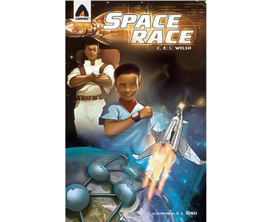 Space Race -Cel Welsh Novel Book