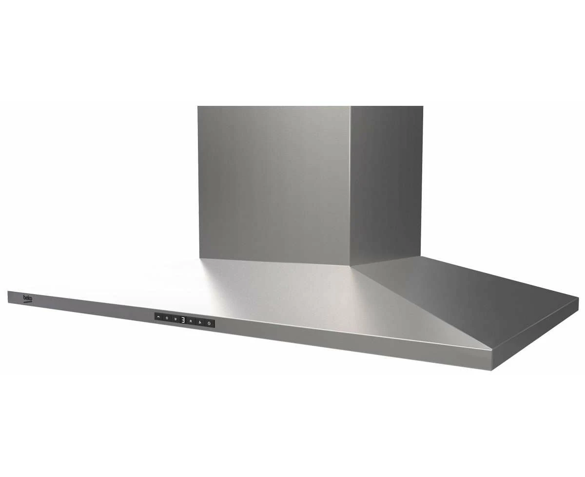 Beko 90cm Stainless Steel Slim Pyramid Canopy Rangehood BRH90CX