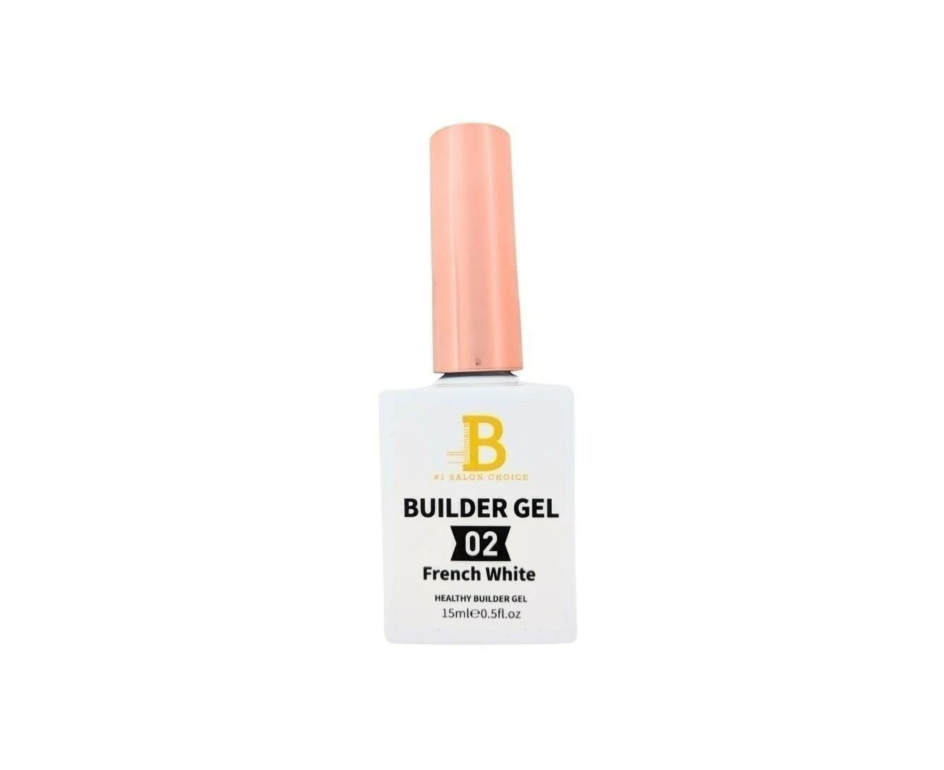 Billionaire BIAB Builder Gel Brush-On Soak Off 02 French White 15ml