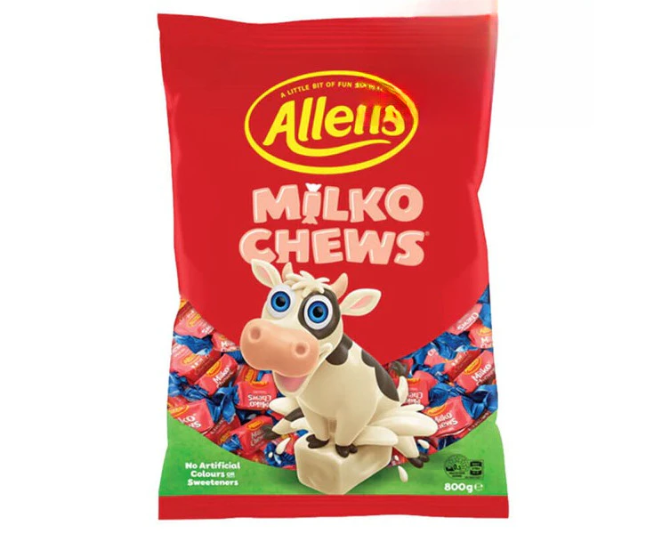 Allens Milko Chews 800g bag