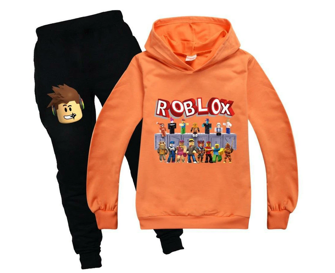 ROBLOX Hoodie Jogging Pants Set Of 2, Casual Sportswear Suit For Teenagers, Hoodies, Pullovers