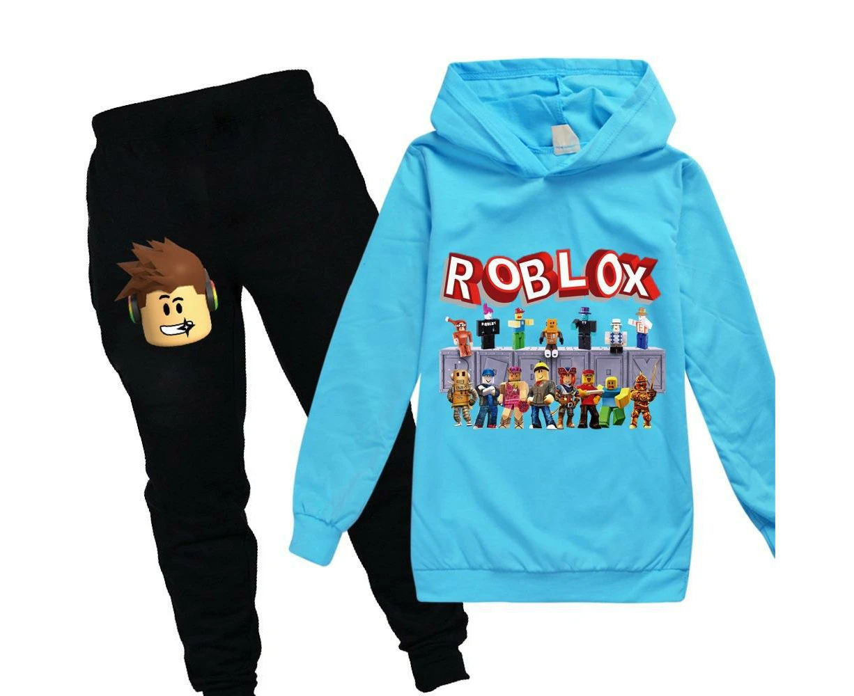 ROBLOX Hoodie Jogging Pants Set Of 2, Casual Sportswear Suit For Teenagers, Hoodies, Pullovers