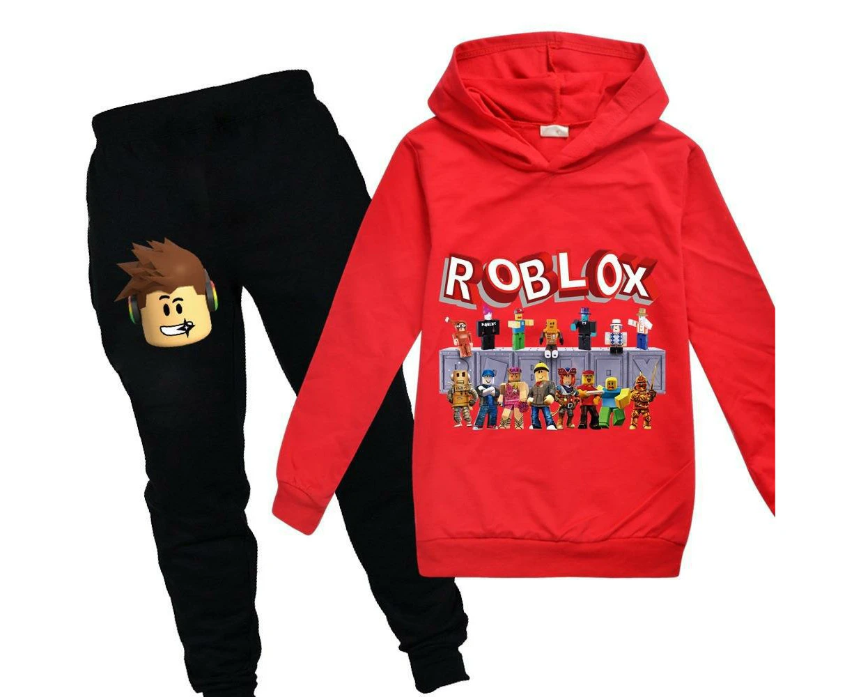 ROBLOX Hoodie Jogging Pants Set Of 2, Casual Sportswear Suit For Teenagers, Hoodies, Pullovers