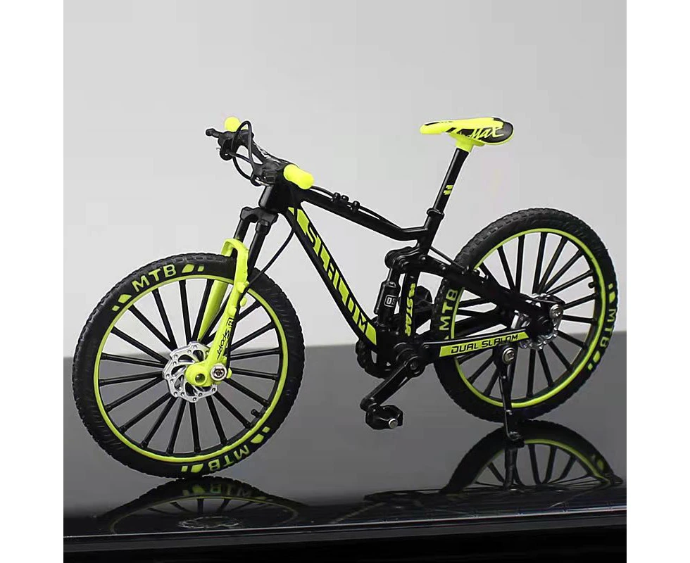 Alloy bicycle models simulation mountain downhill racing mini models car metal toy car ornaments collection