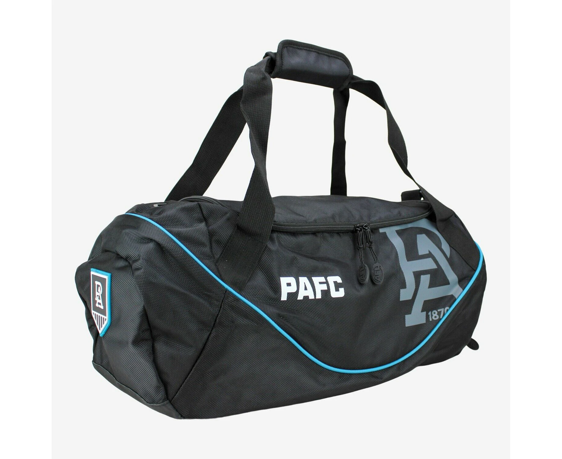 AFL Shadow Sports Bag - Port Adelaide Power - Gym Travel Duffle Bag