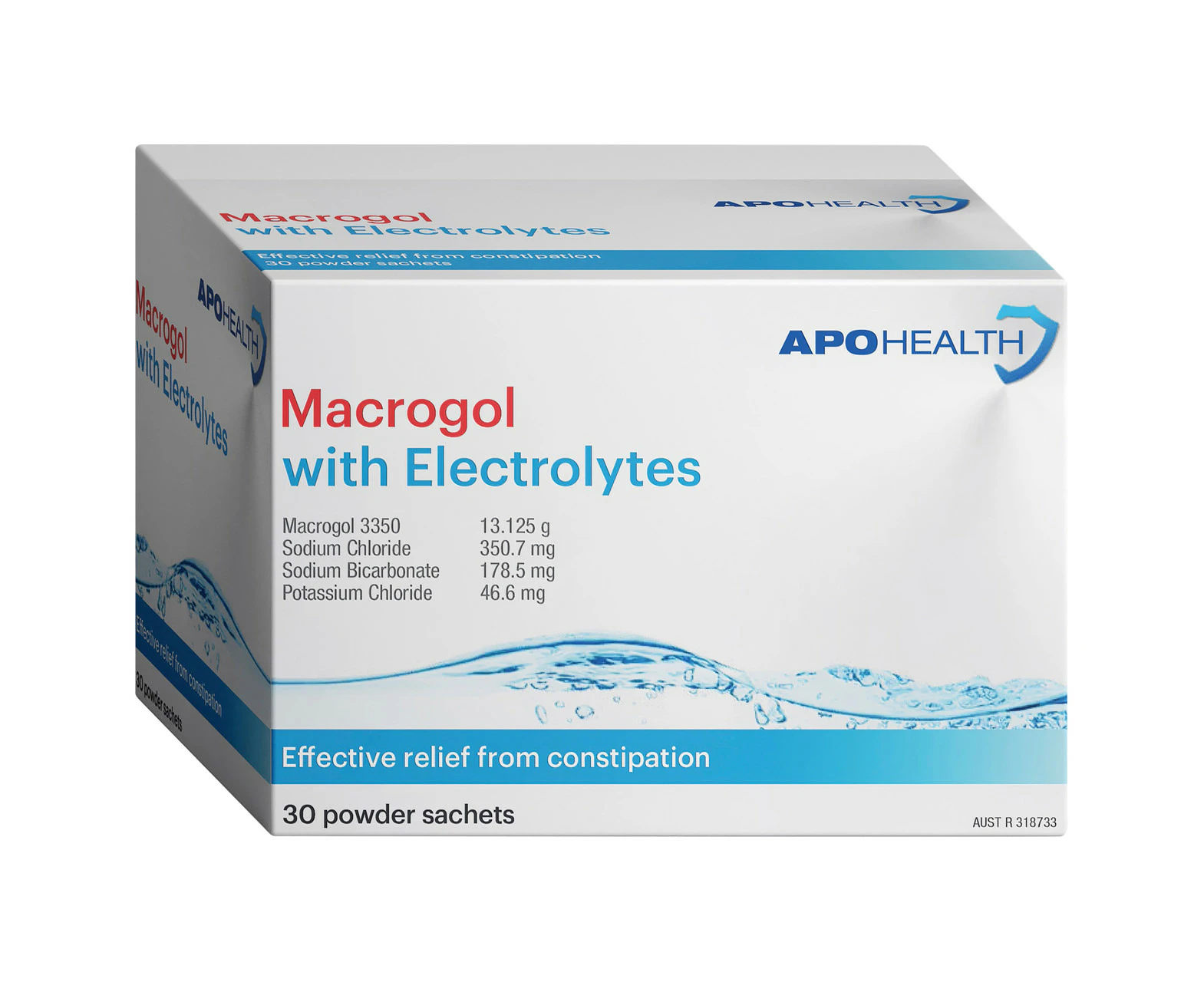 ApoHealth Macrogol Plus Electrolytes 30 Sachets