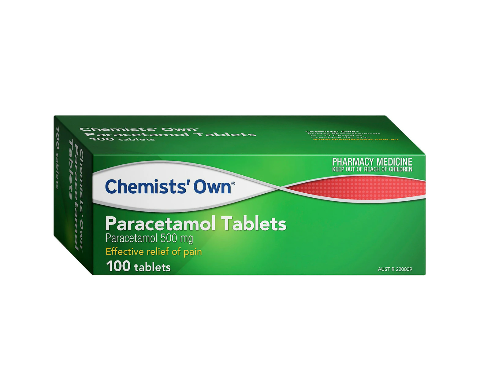 Chemists' Own Paracetamol Tablets 100