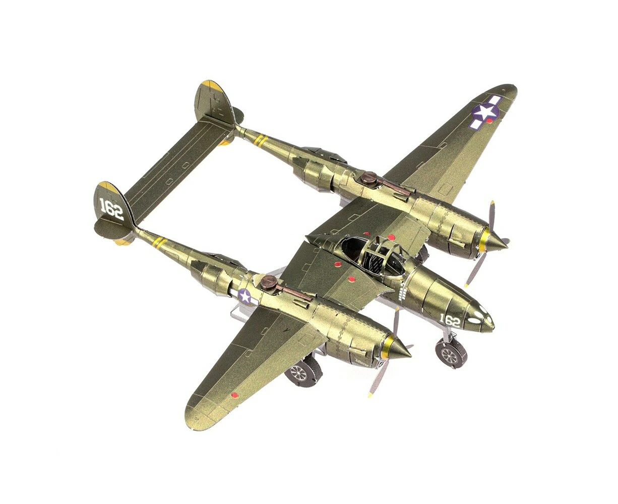 Metal Earth - 3D Metal Model Kit - ICONX P-38 Lightning