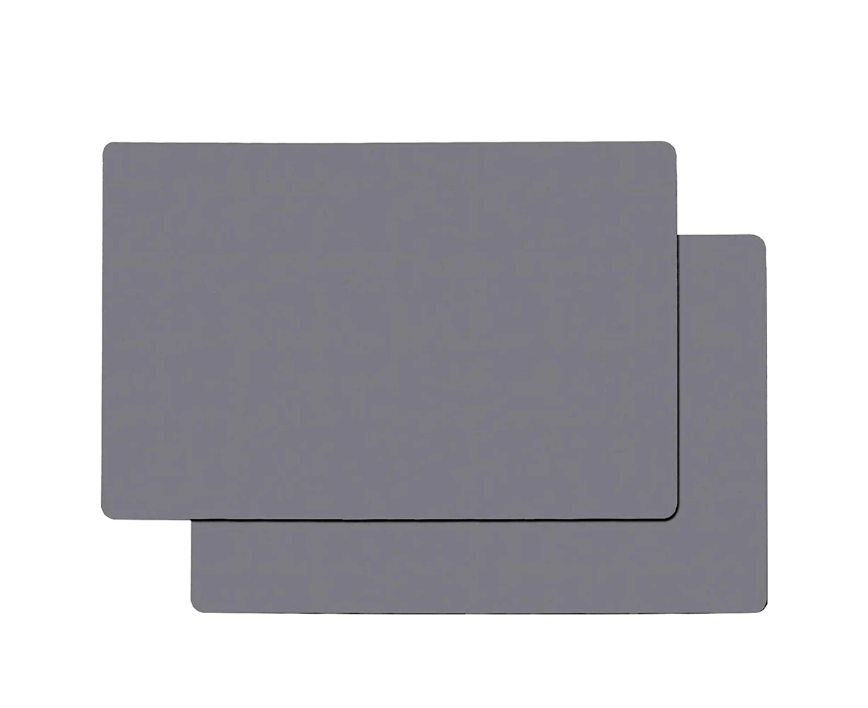 2Pcs Silicone Mats for Kitchen Counter, Large Silicone Countertop Protector, Nonskid Heat Resistant Desk Saver Pad -gray