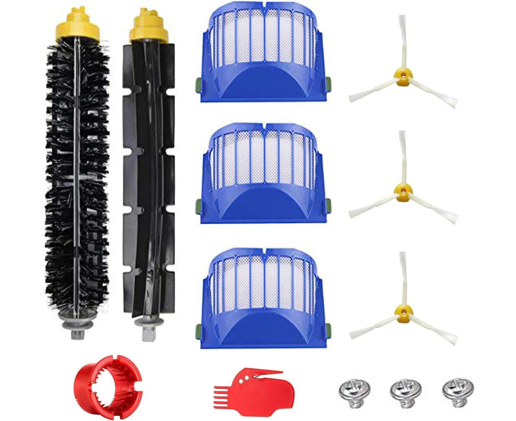 Suitable for irobot Roomba sweeping robot accessories 600 series 610/620/630/650/680，Vacuum Cleaner Replacement Part Kit