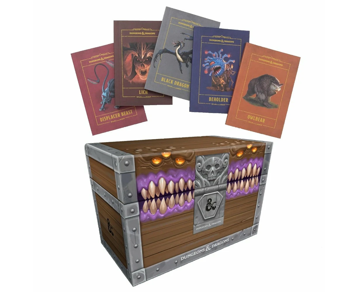 Dungeons and Dragons Mimic Treasure Chest Notebook Set