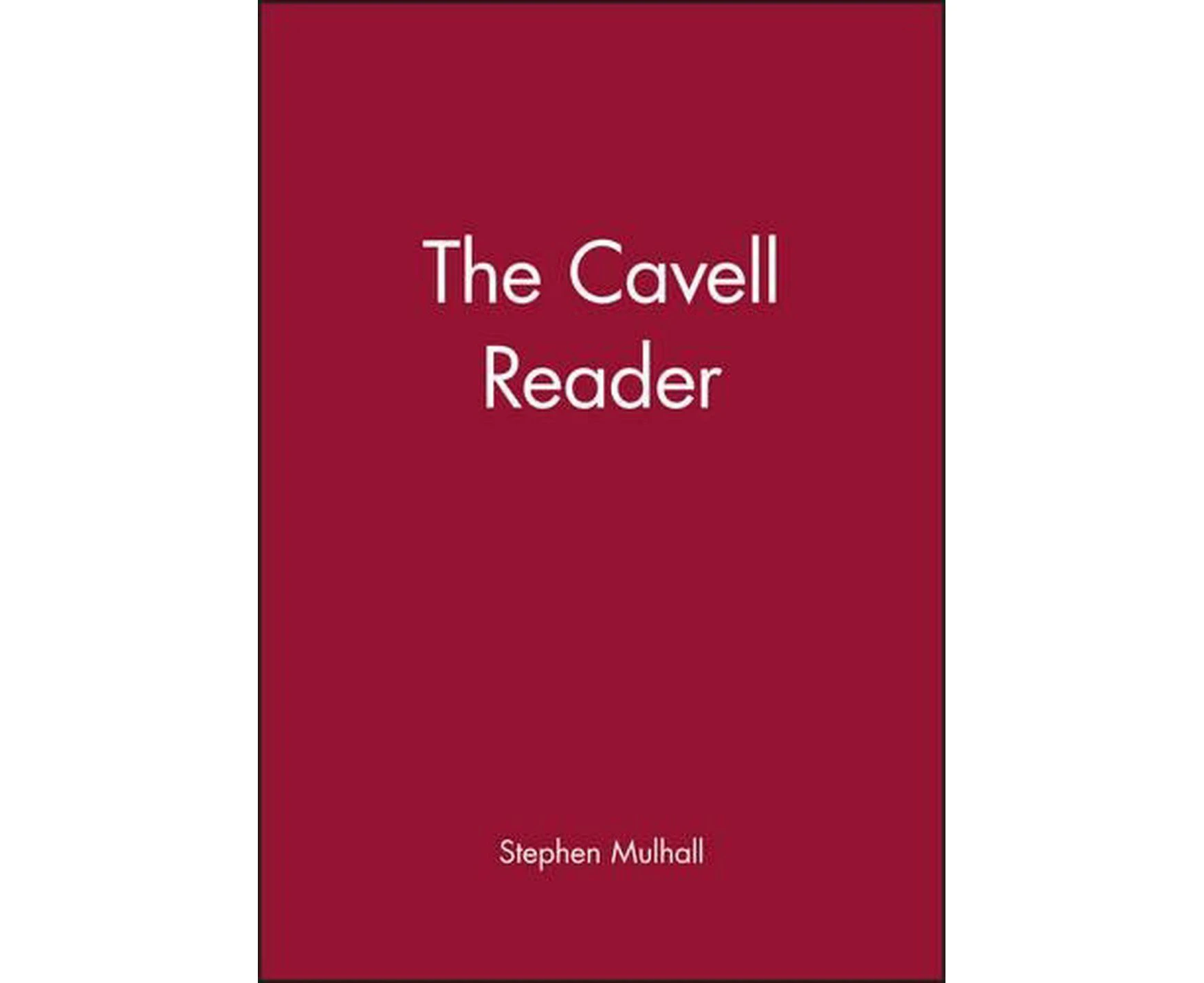 The Cavell Reader