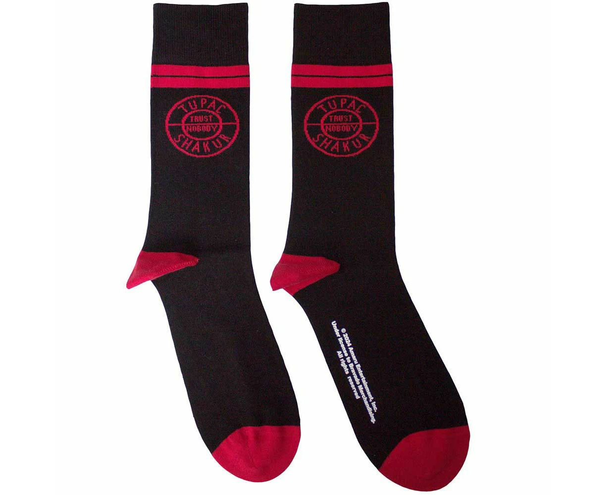 Tupac Circle Logo Ankle Socks