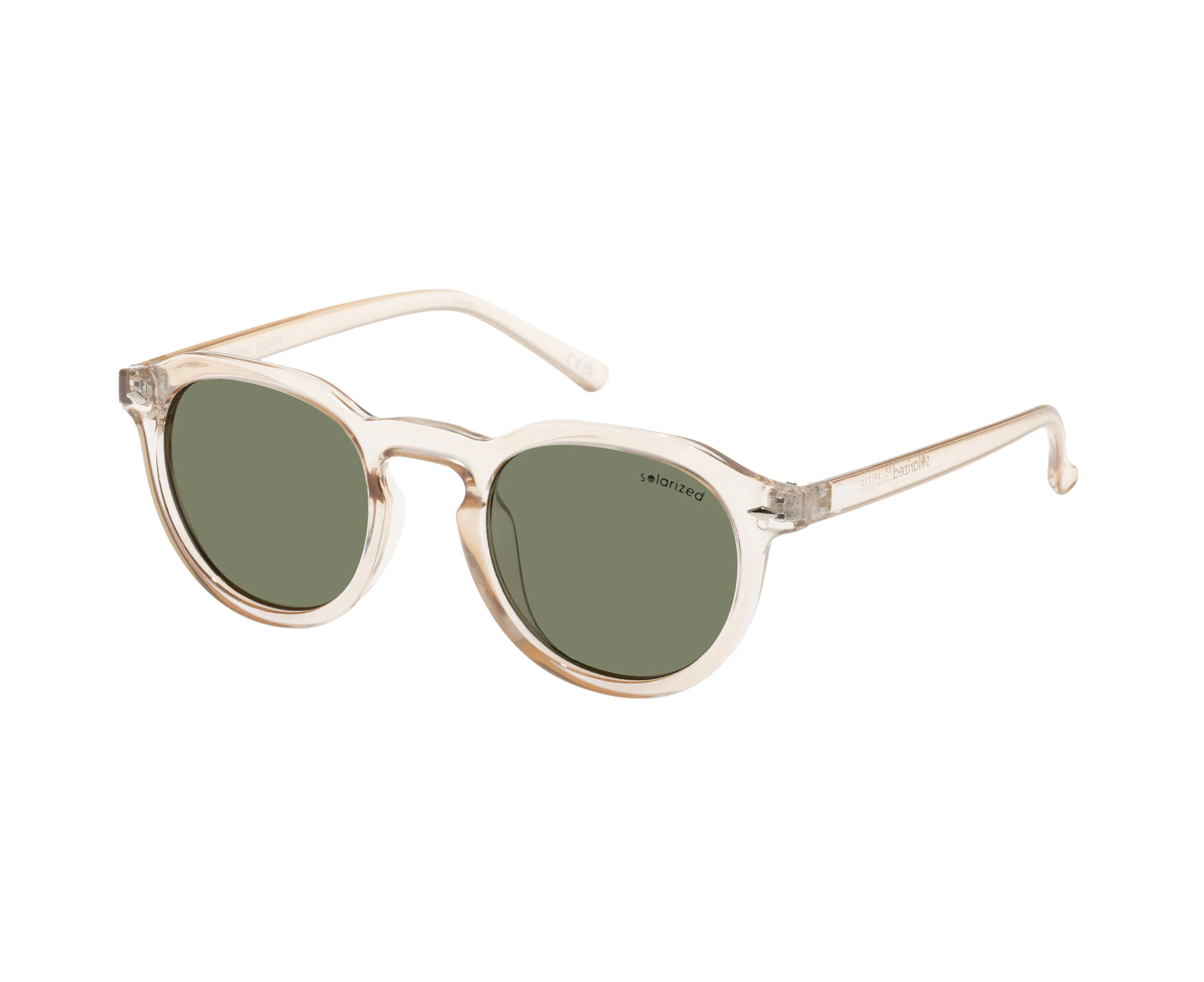 Solarized Uni-Sex Vintage Round Mist Round Sunglasses