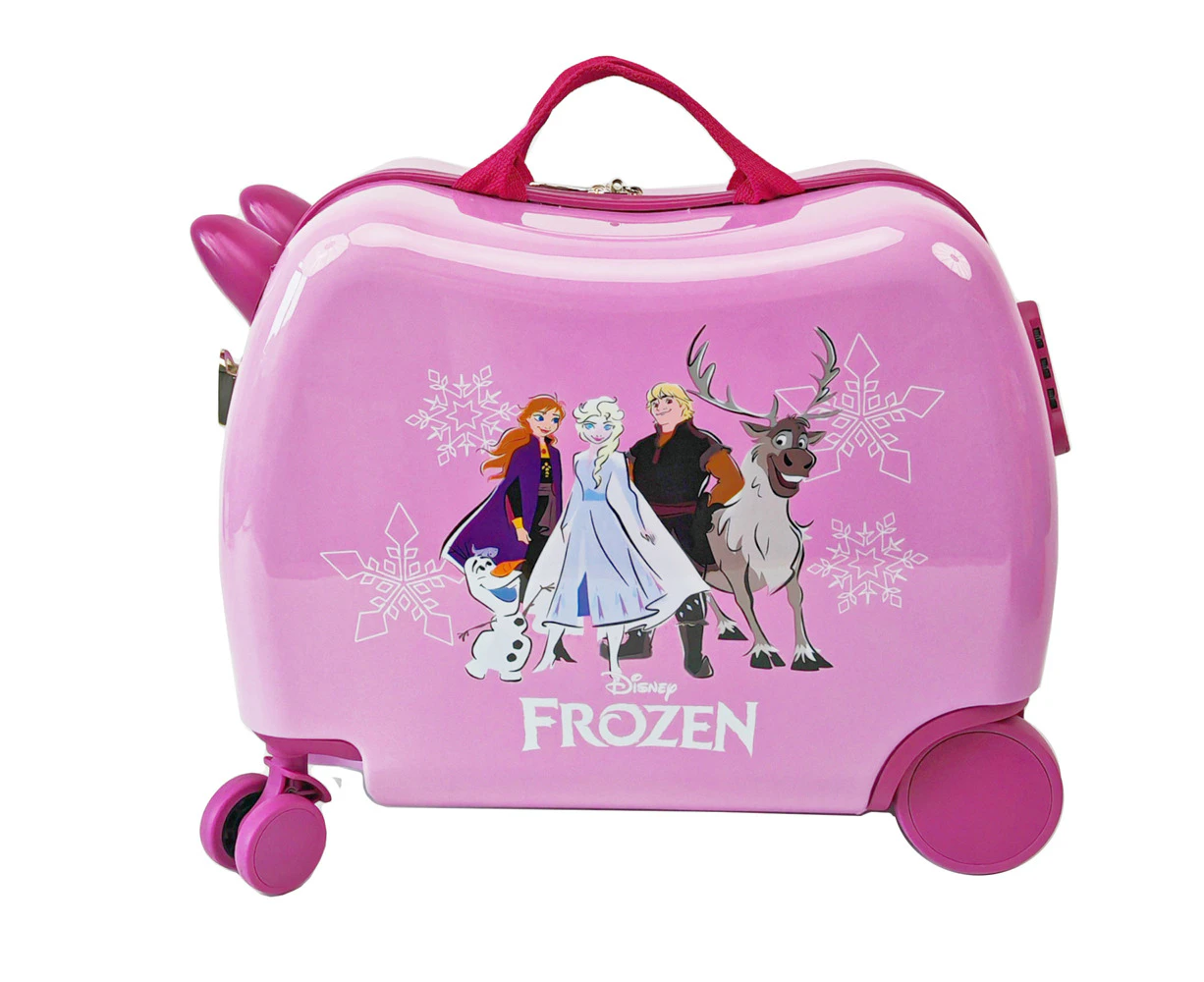 Disney Frozen Ride-On Trolley Case Kids/Children Onboard Luggage/Bag Pink