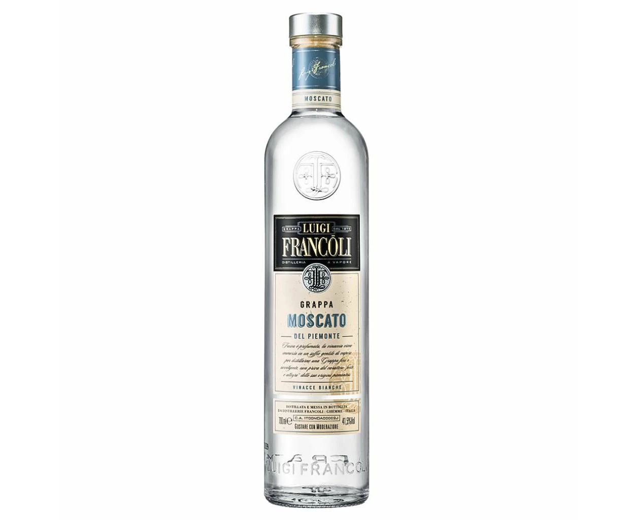 Francoli Grappa Moscato 41.5% 700ml