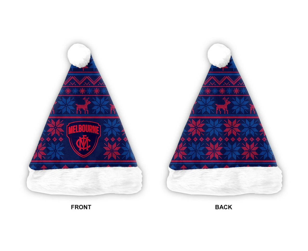 Melbourne Demons Christmas Santa Hat