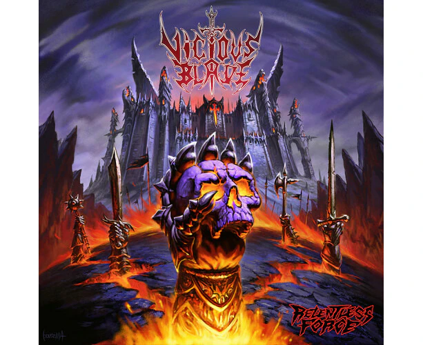 Vicious Blade - Relentless Force  [VINYL LP] Colored Vinyl, Orange USA import