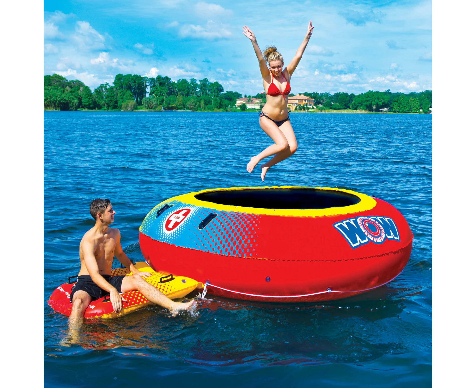 Wow Watersports Bouncer Trampoline Inflatable Water Tube