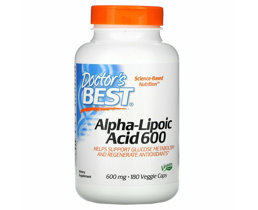 Doctor's Best, Alpha-Lipoic Acid 600, 600mg