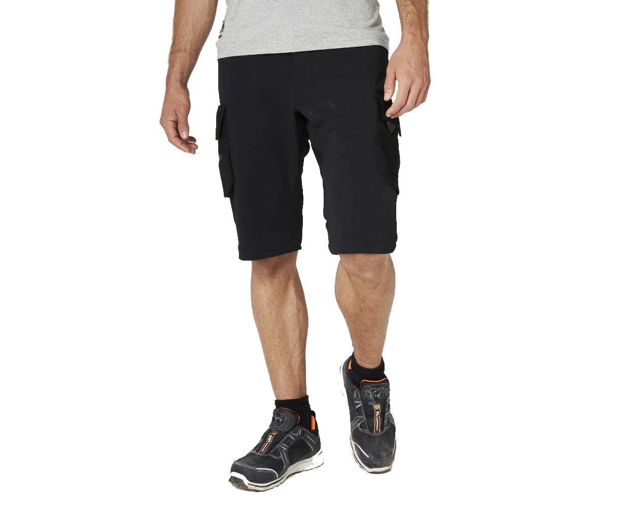 Helly Hansen Mens Chelsea Evolution Construction Workwear Shorts - Black