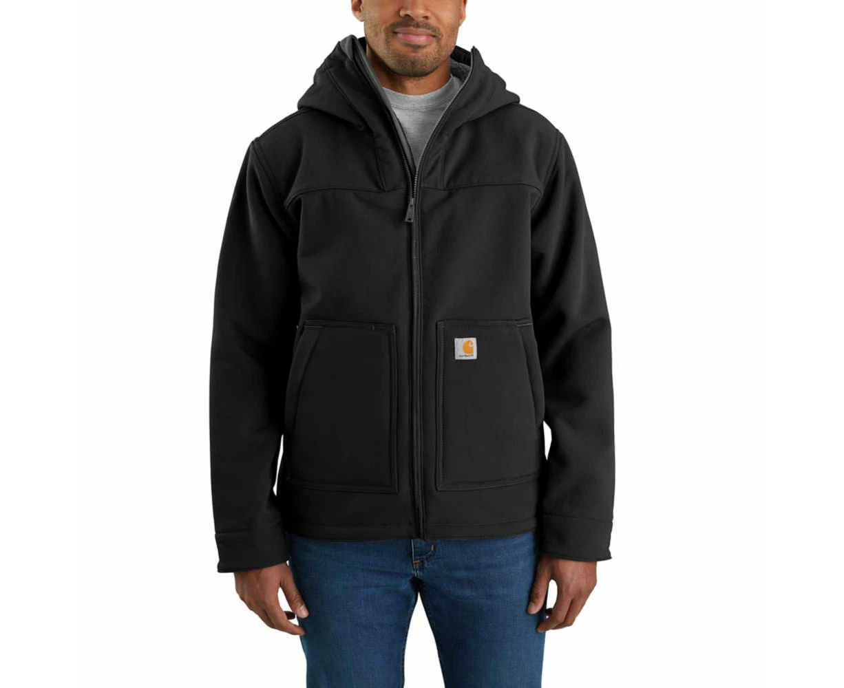 Carhartt Mens Super Dux Relaxed Fit Bonded Active Jacket - Black