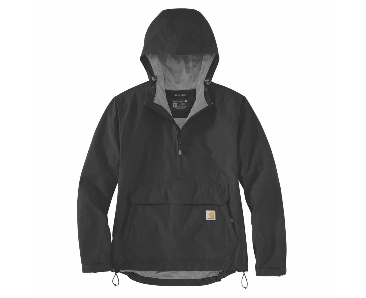 Carhartt Womens Loose Lightweight Anorak Coat - Black